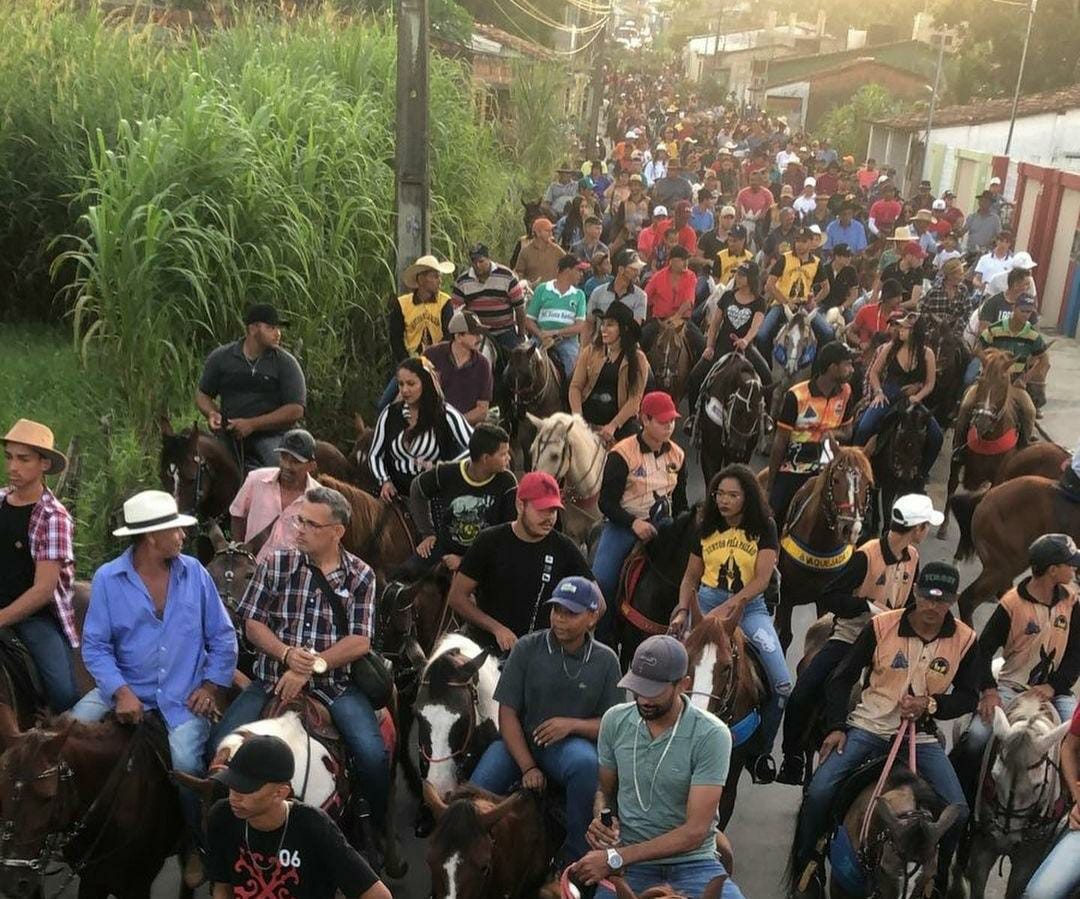 Cavalgada encerra o São João de Pé no Chão de Areia Branca