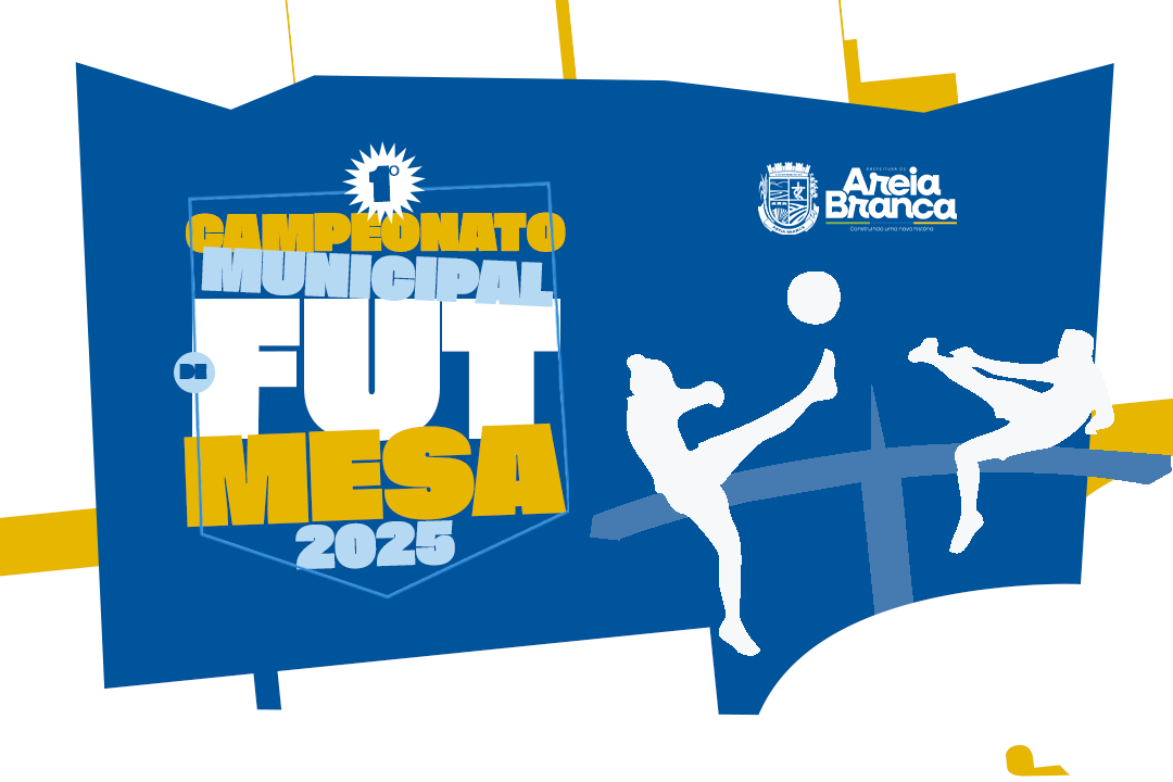 1º Campeonato Municipal de Futmesa de Areia Branca começa hoje no Ginásio de Esportes