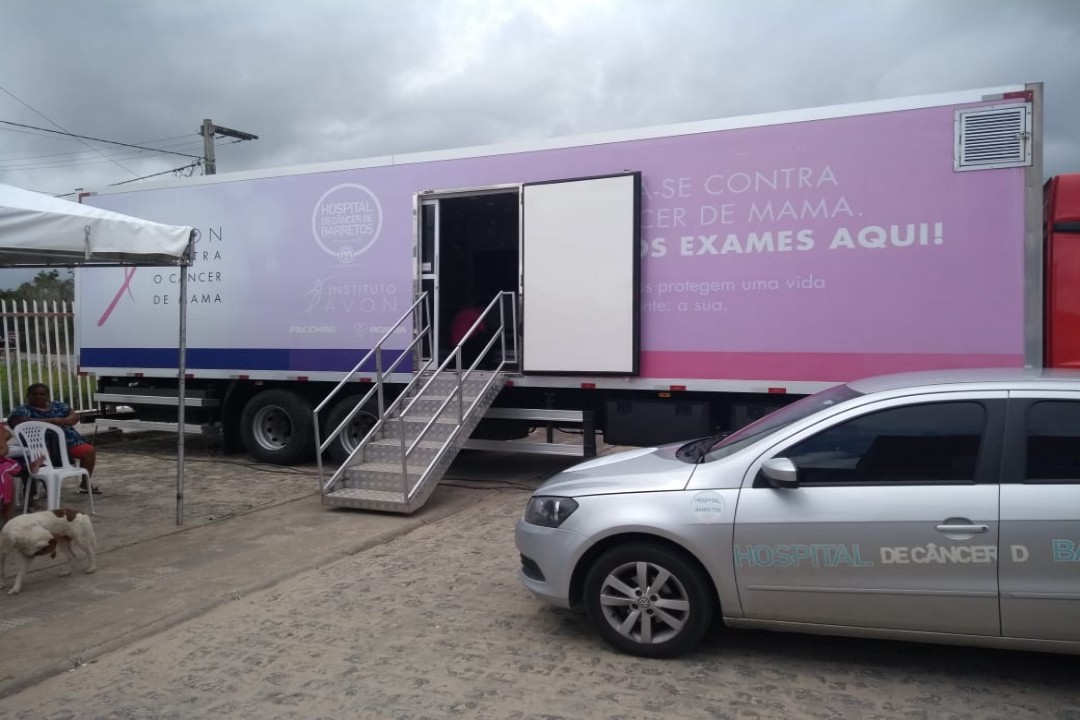 Areia Branca recebe carreta do Hospital de Câncer de Barretos