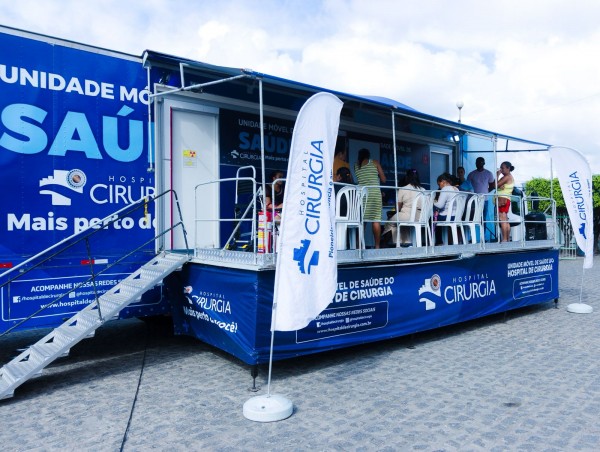 Prefeitura de Areia Branca recebe Unidade Móvel de Saúde do Hospital de Cirurgia