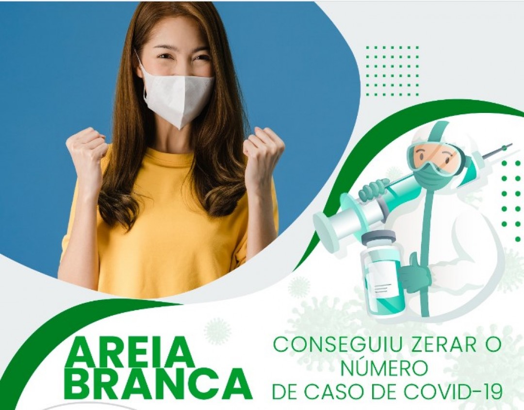 Areia Branca zera casos de covid-19