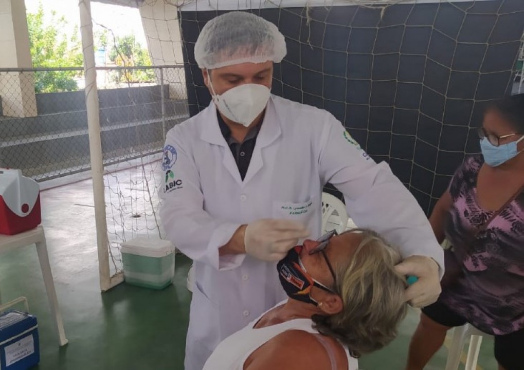 Prefeitura de Areia Branca em parceria com a UFS, realiza testagem da Covid-19